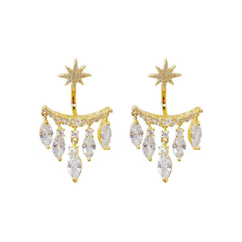 Star Jacket Earrings