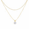 Diamond Double Layered Necklace