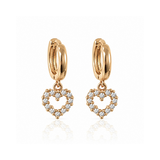 Aaria Heart Earrings