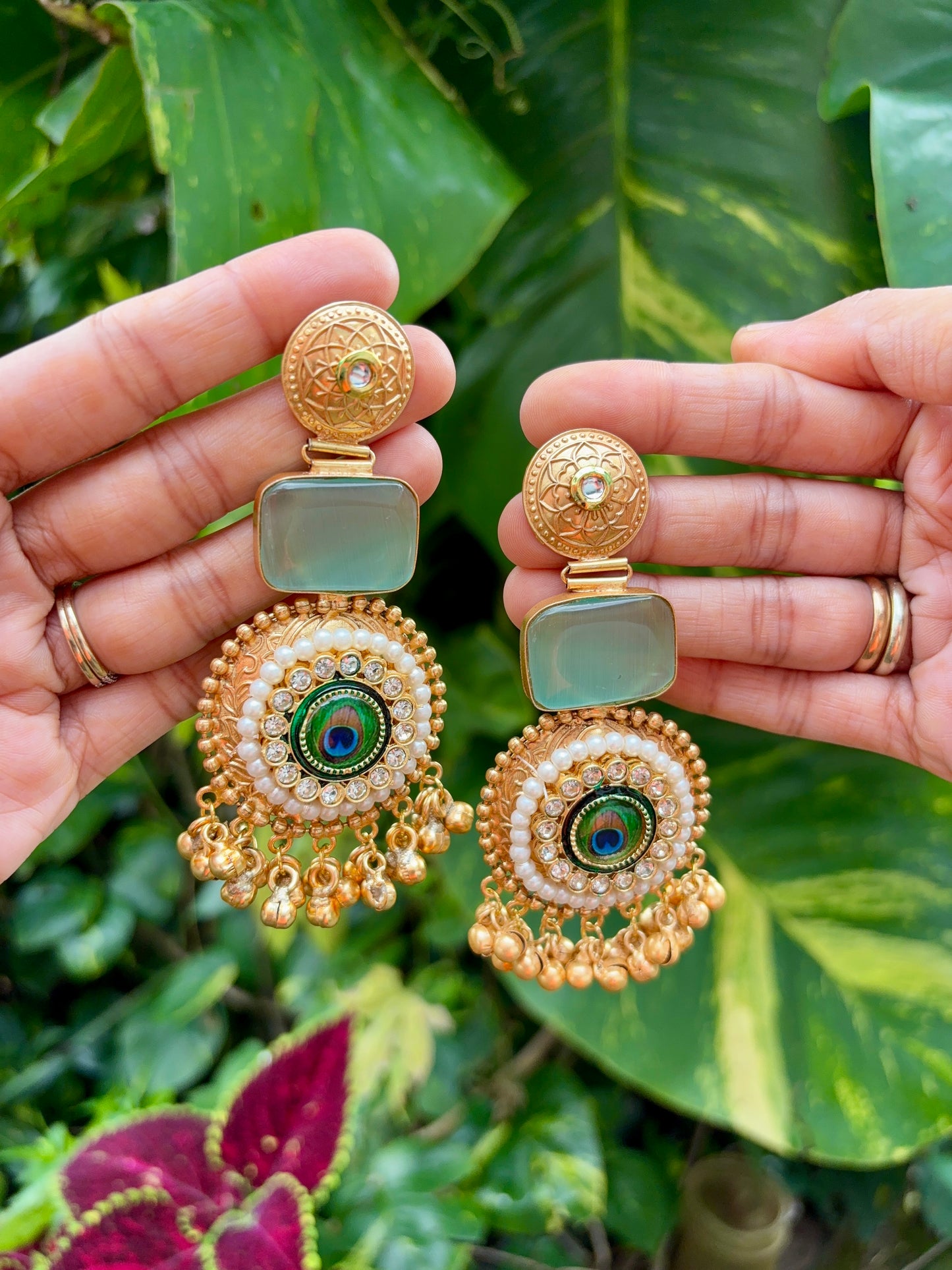 Peacock Jhumka