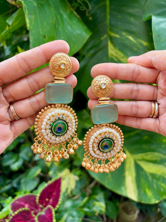 Peacock Jhumka