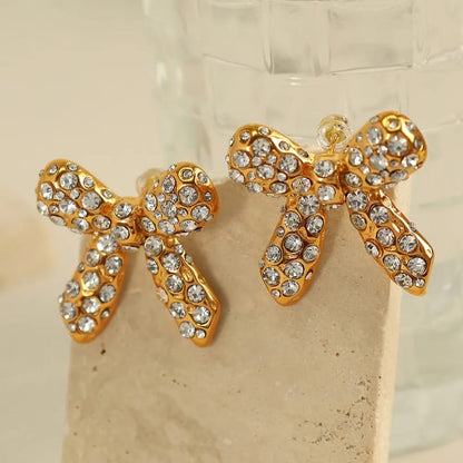 Bow Sparkle Earrings
