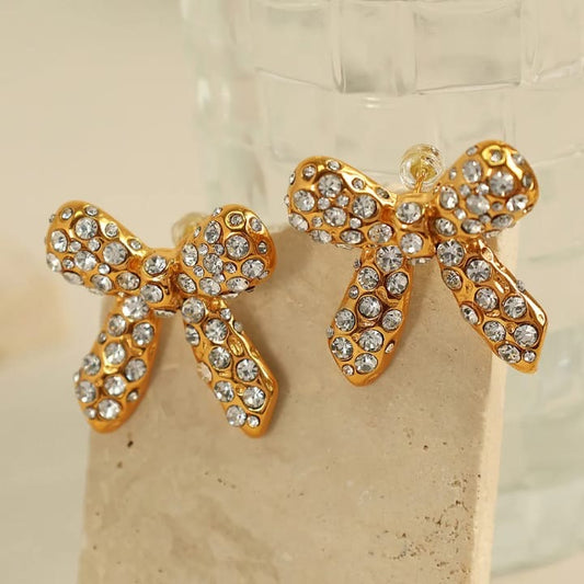 Bow Sparkle Earrings