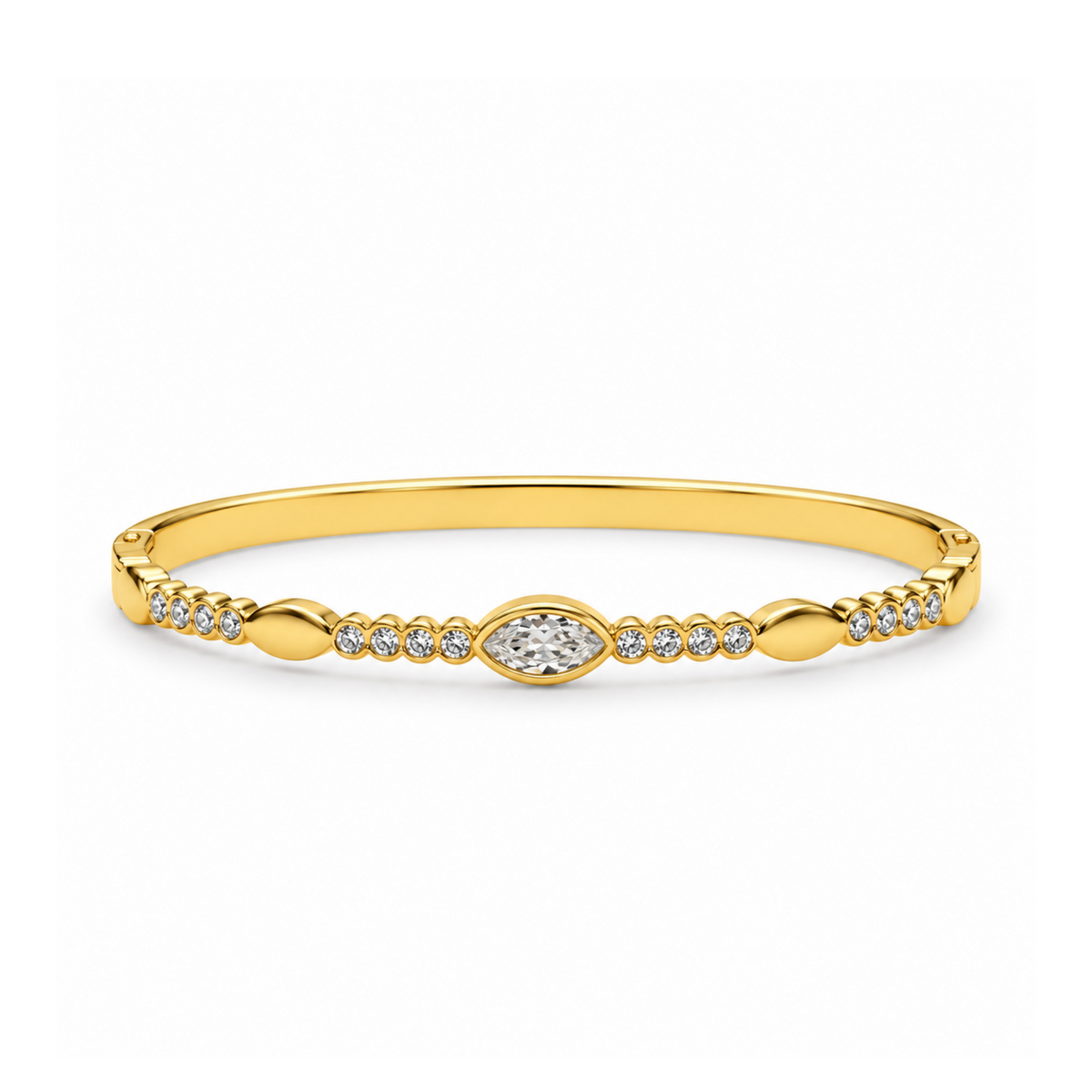 Amara Marquise Crystal Bangle
