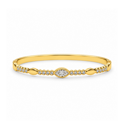 Amara Marquise Crystal Bangle