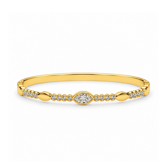 Amara Marquise Crystal Bangle