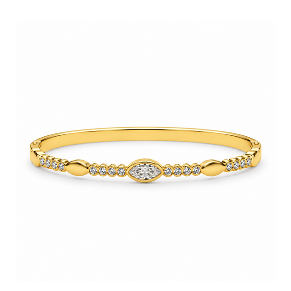 Amara Marquise Crystal Bangle