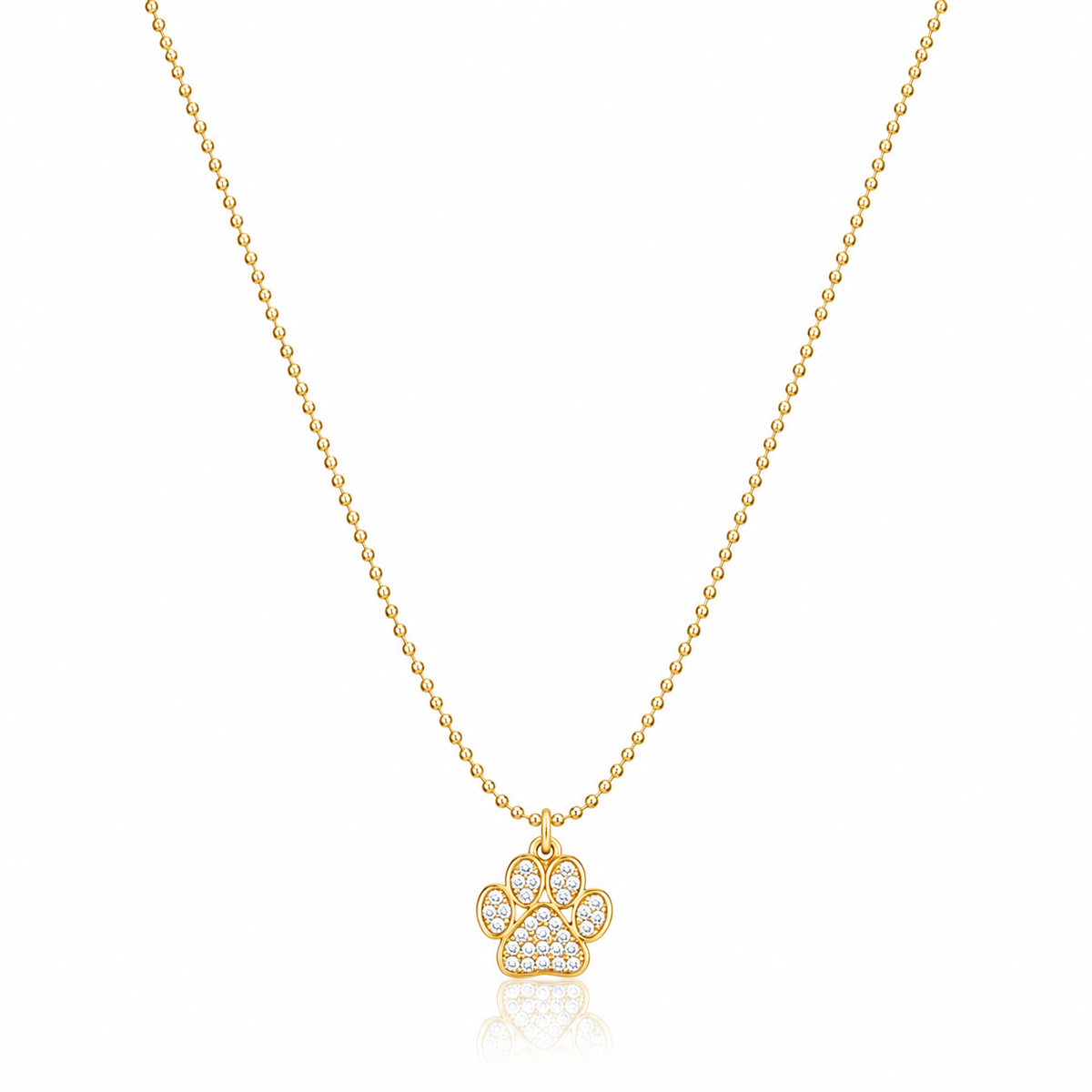 Paw Print Necklace
