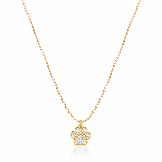 Paw Print Necklace