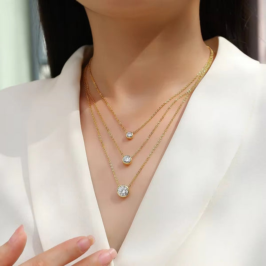 Minimal Layered Necklace