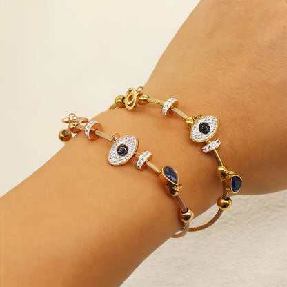 Evil eye Charms Bangle