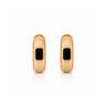 Noir Signet Hoops