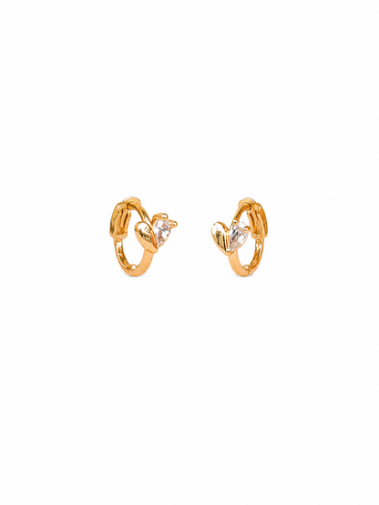 Mini Heart Duo Upper Ear Lobe