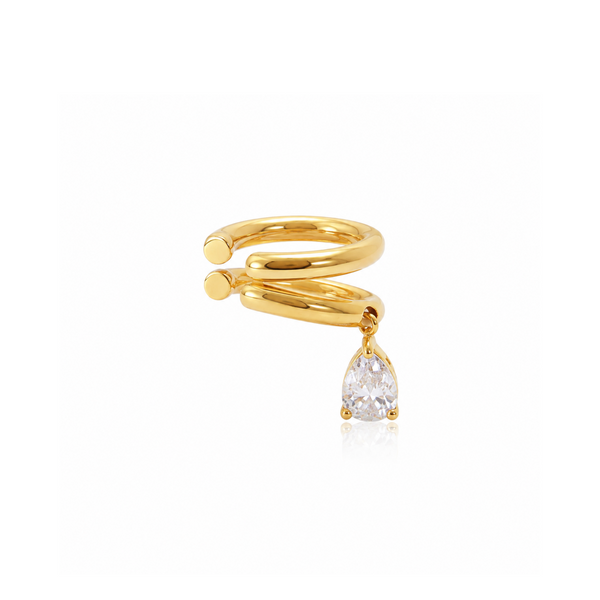 Lumi Drop Ear Cuff — Single Piece
