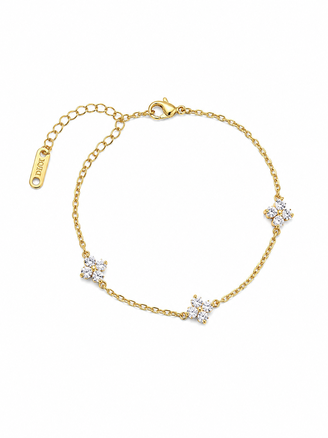 Minimal Flower Bracelet