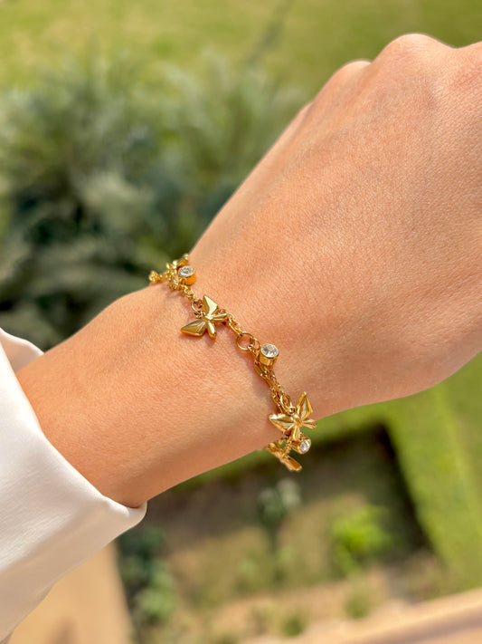 Butterfly Drop Bracelet