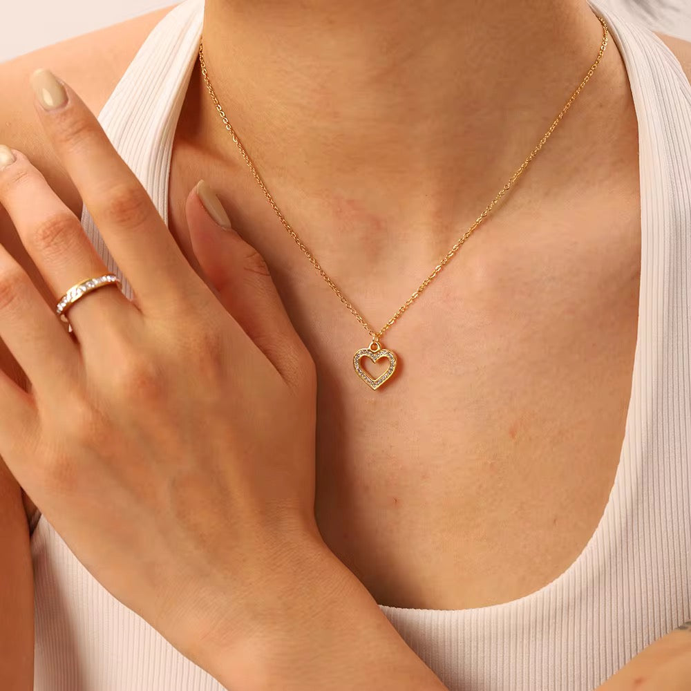 Heart Halo Necklace