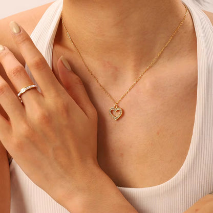 Heart Halo Necklace