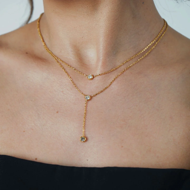 Ivy Double Layered Necklace