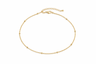 Sleek Beaded Anklet