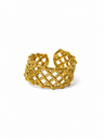 Woven Lattice Statement Ring