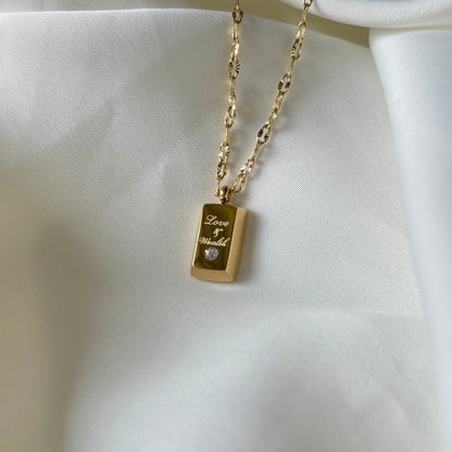 Bar of Blessings Necklace
