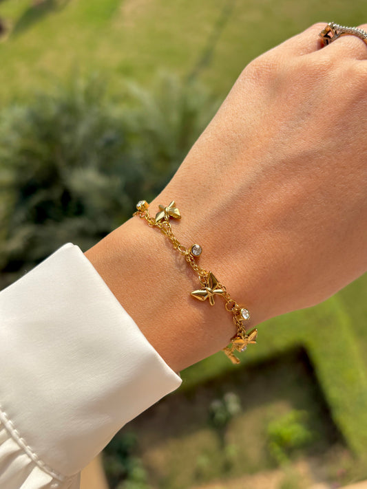 Butterfly Drop Bracelet
