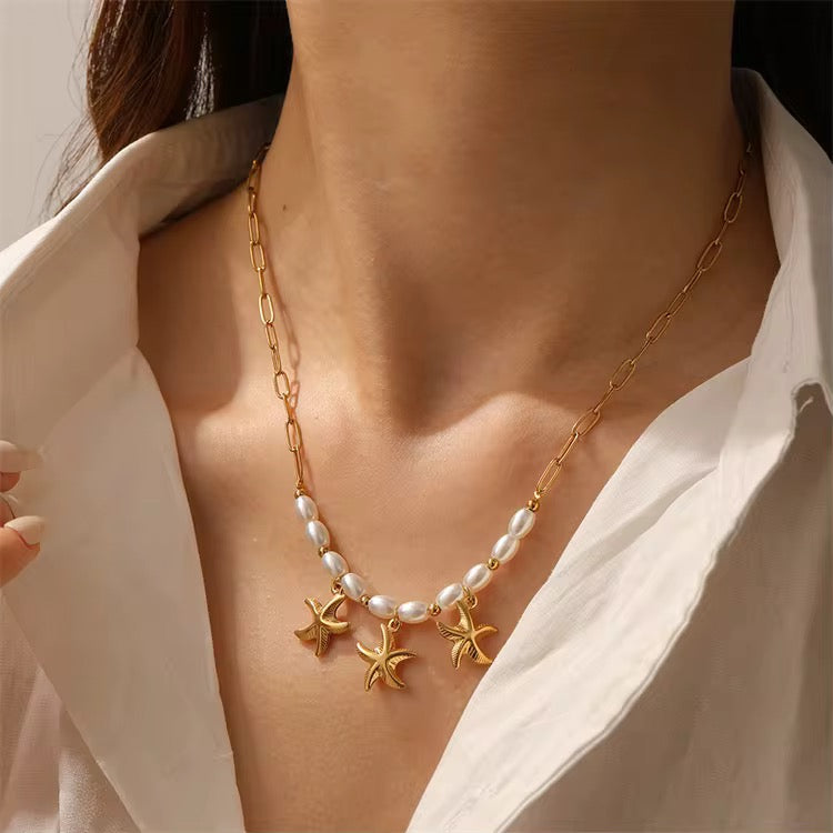 Star Pearl Necklace