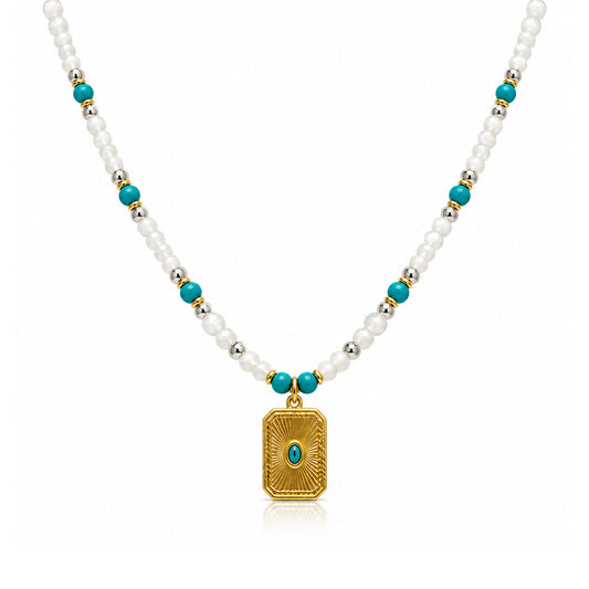 Obsidian Blue Necklace