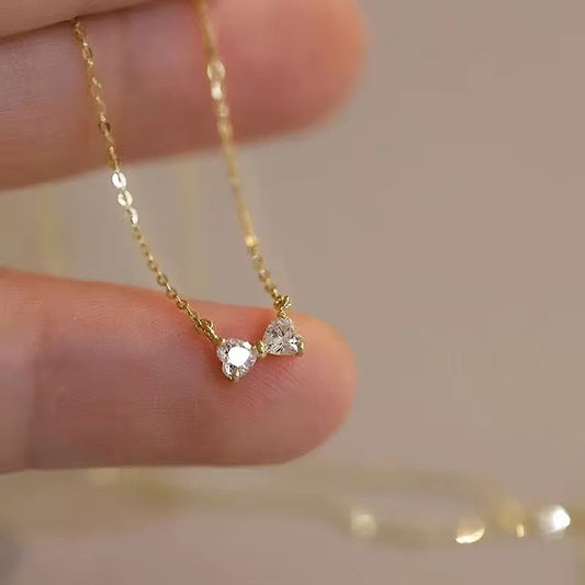 Minimal Bow Necklace
