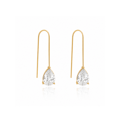 Threader Oval earrings