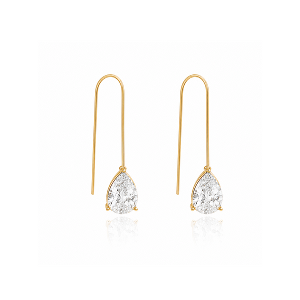 Threader Oval earrings
