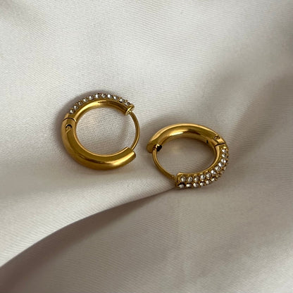 Studded Hoops
