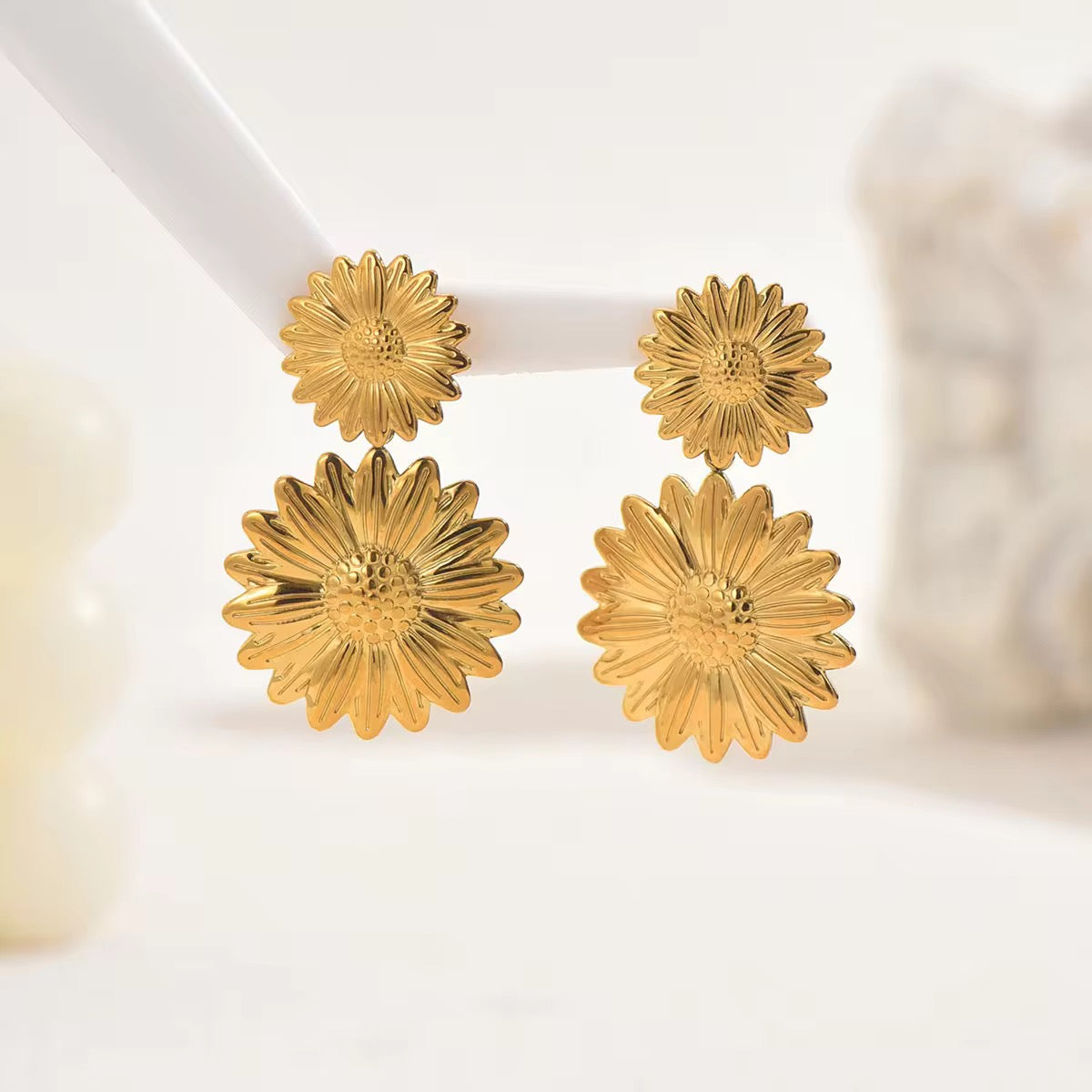 Flower Drop Earrings