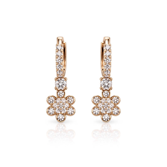 Fleur Drop Hoops