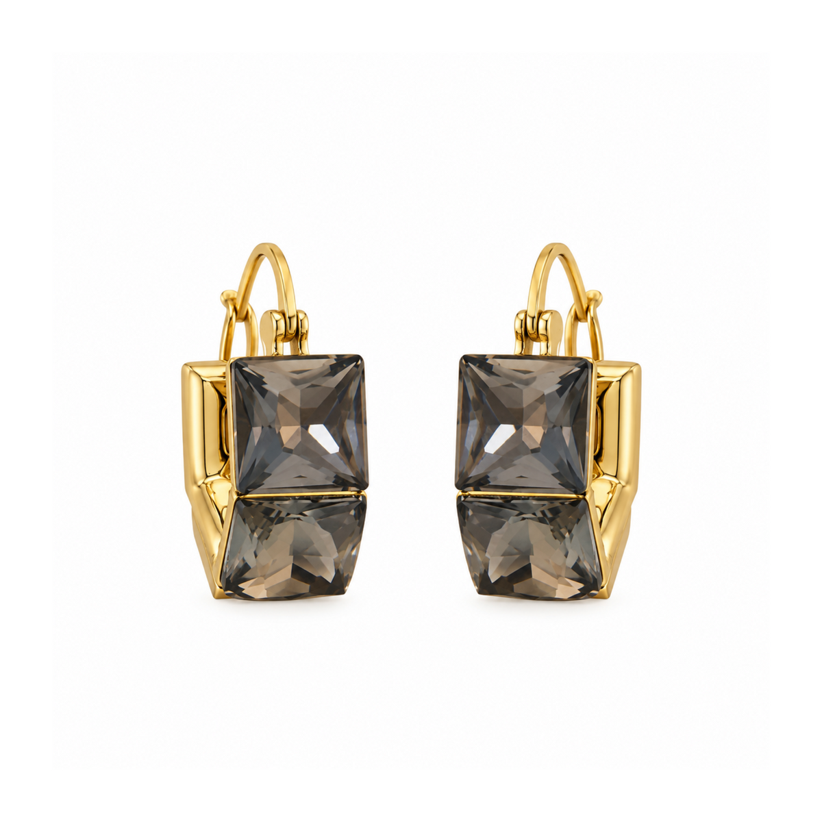 Sienna Smoky Crystal Earrings