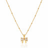 Crystal Bow Necklace