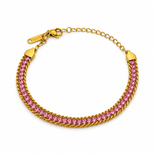 Azira Pink Tennis Bracelet