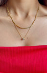Layered Stone Necklace