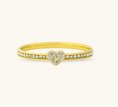 Leanne Heart Bangle