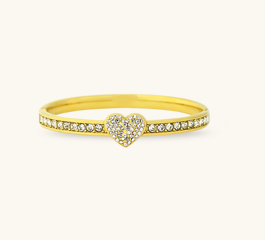 Leanne Heart Bangle