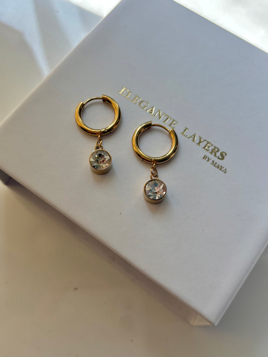 Stone Drop Earrings