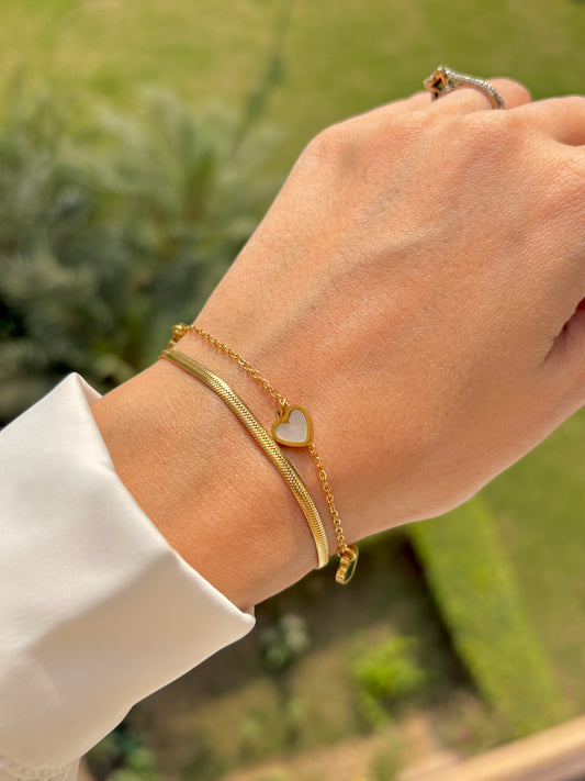 Marvina Heart Bracelet