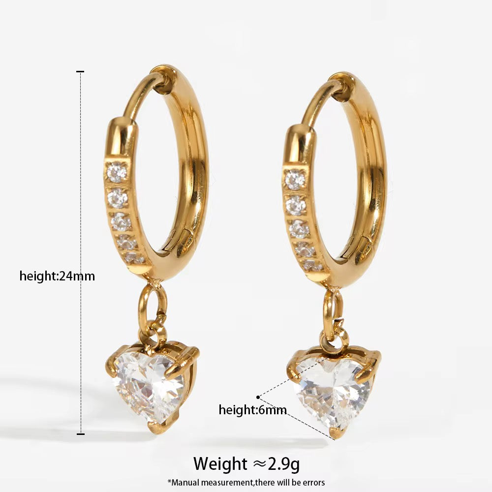 Eda Heart Earrings