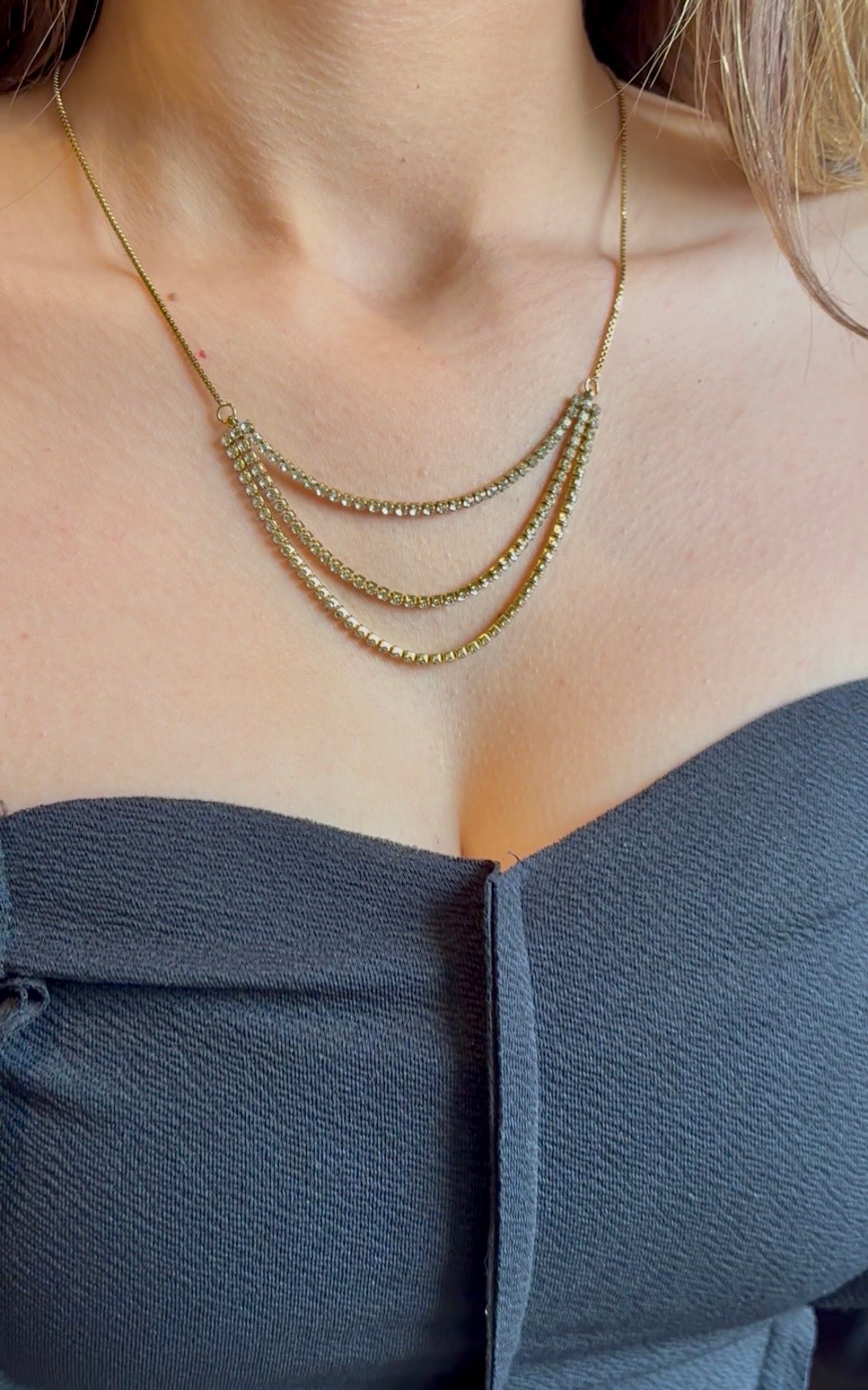 Tennis Trio Necklace