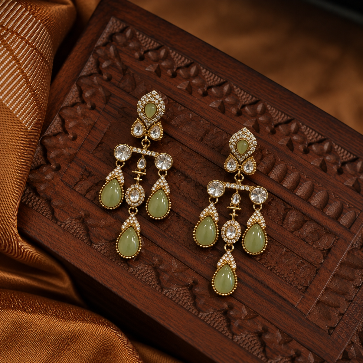 Meher Sage Earrings