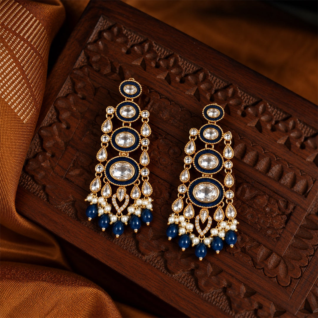 Neelam Royal Earrings