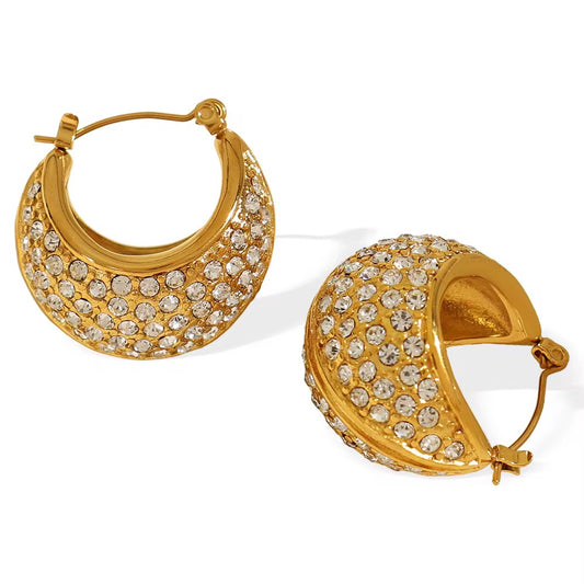 Studded Drop Earrings
