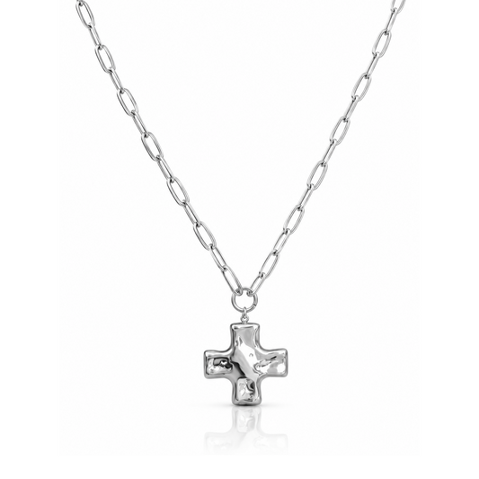 Silver Cross Necklace