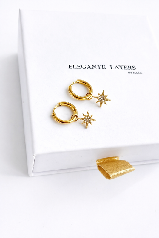 Star Drop Earrings